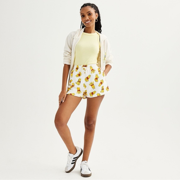 Disney Winnie the Pooh Elastic Waist Pull On Shorts size XL - Picture 3 of 7